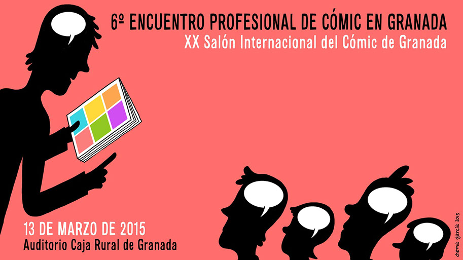 Cartel histórico del Encuentro Profesional del Cómic de Granada