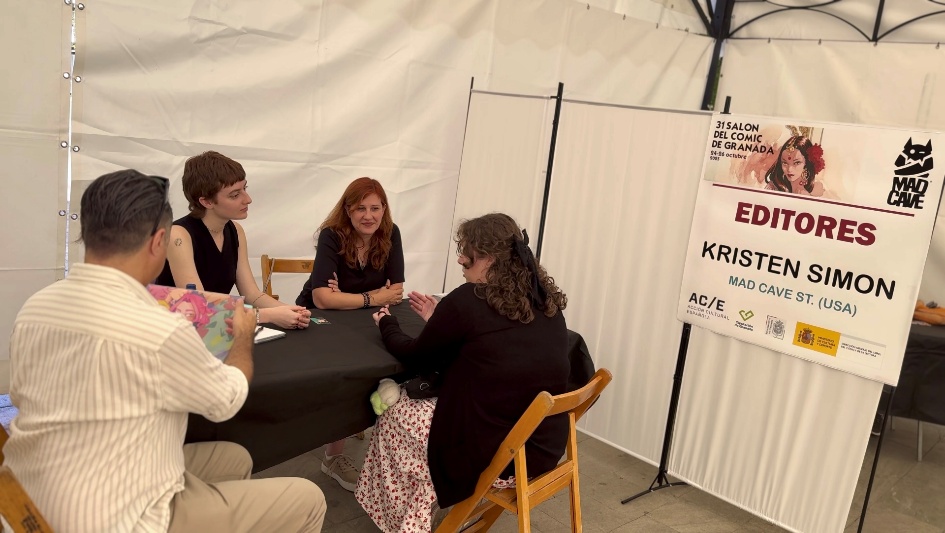 Entrevistas profesionales con Kristen Simon, de Mad Cave Studios